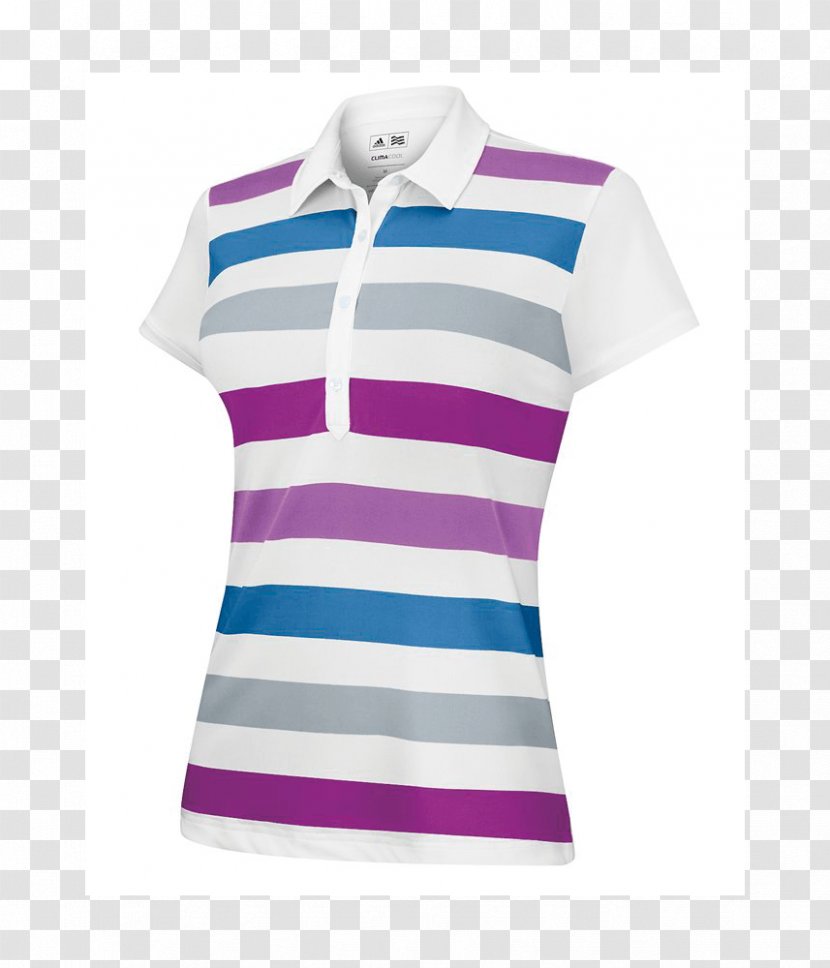 Polo Shirt T-shirt Tennis Sleeve - Active - Women's European Border Stripe Transparent PNG