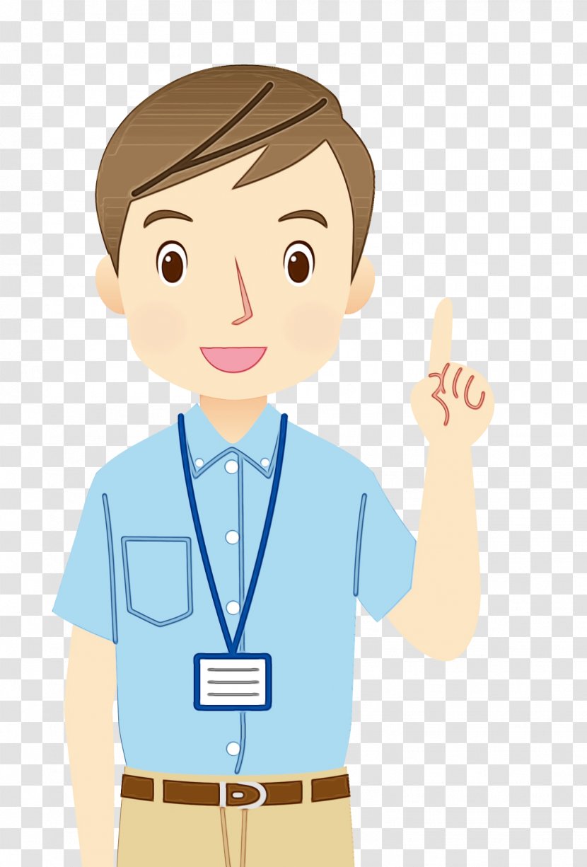 Stethoscope Cartoon - Gesture - Whitecollar Worker Health Care Provider Transparent PNG