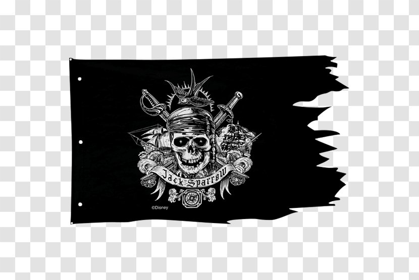 Jack Sparrow Jolly Roger Pirate Flag Davy Jones - Pirates Of The Caribbean Transparent PNG