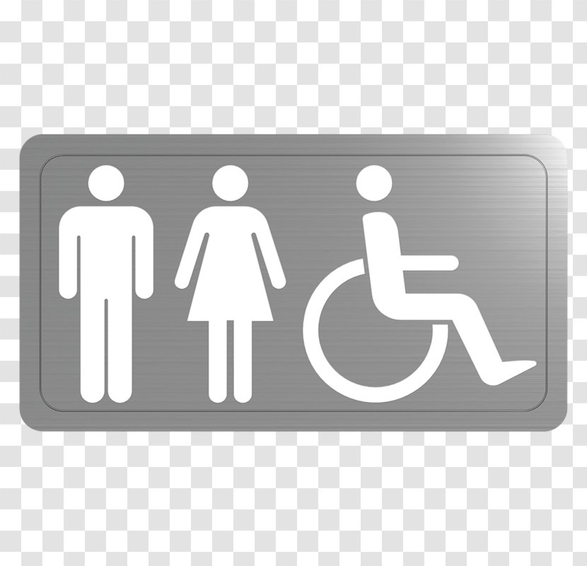 Unisex Public Toilet Bathroom Gender - Rectangle Transparent PNG