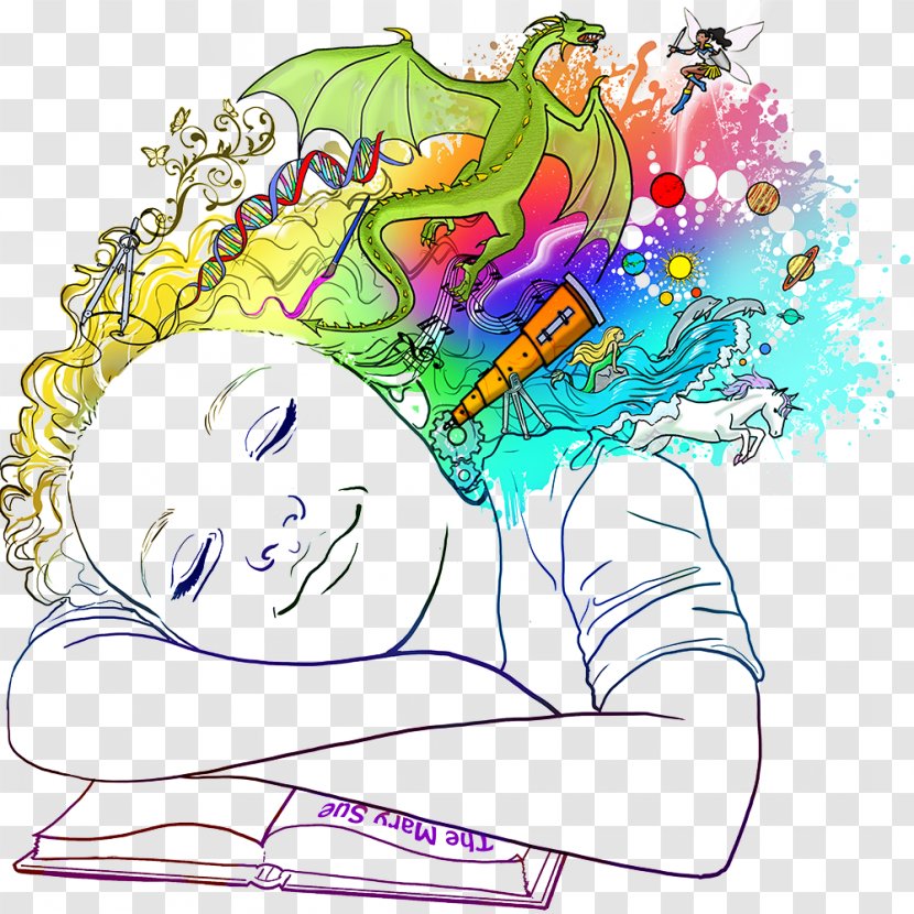 Drawing Person Meaning Sleep - Flower - Dream Picture Transparent PNG