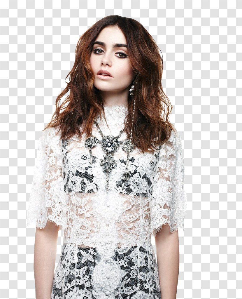 Lily Collins Abduction Photography Elle Magazine - Silhouette - Kaya Scodelario Transparent PNG