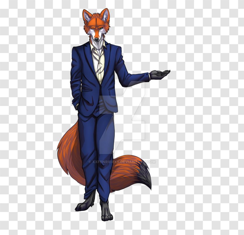 Furry Fandom Anthropomorphism Art Drawing Illustration - Gentleman - Fox Transparent PNG