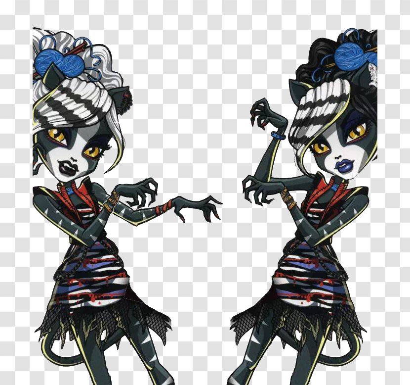 Monster High Doll Toy Barbie - Ghouls Rule - Twins Transparent PNG