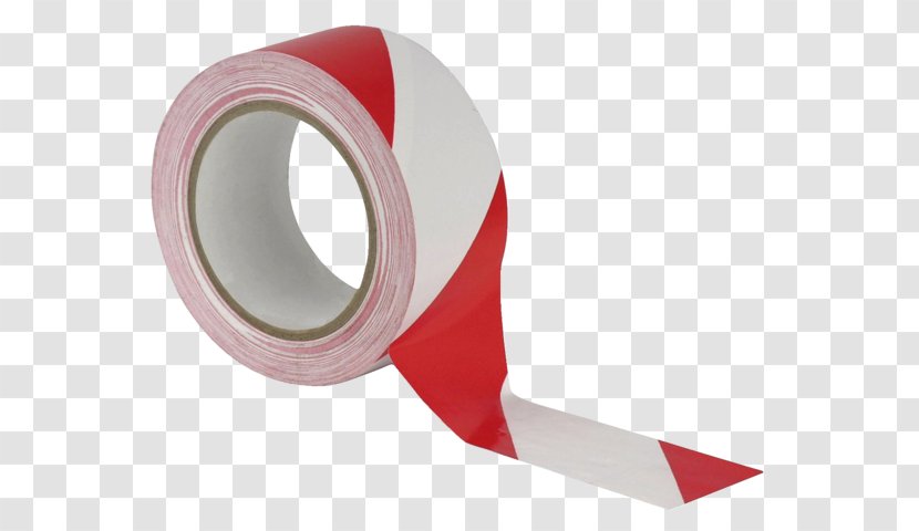 Adhesive Tape Barricade Ribbon Plastic - White Transparent PNG