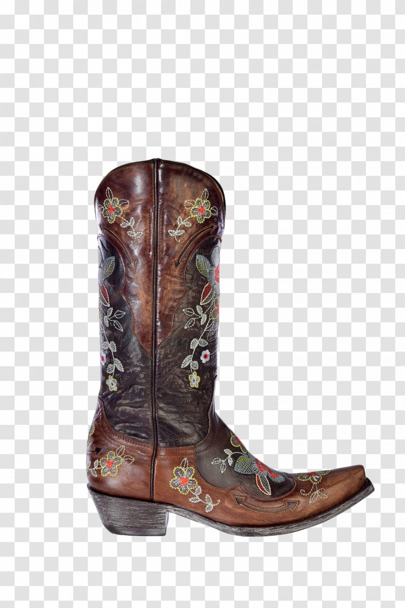 Cowboy Boot Footwear Shoe - Brown Transparent PNG