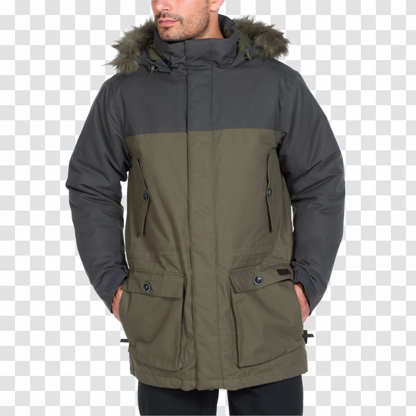 Jacket Hood Parka Coat Gabardine - Jack Wolfskin Transparent PNG