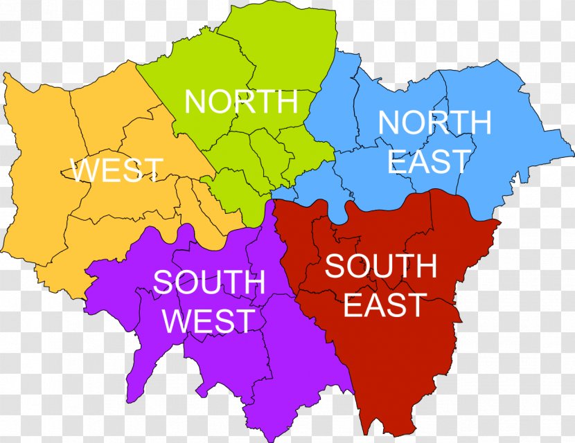 North London Plan Borough Of Camden Central South - Inner - Boroughs Transparent PNG