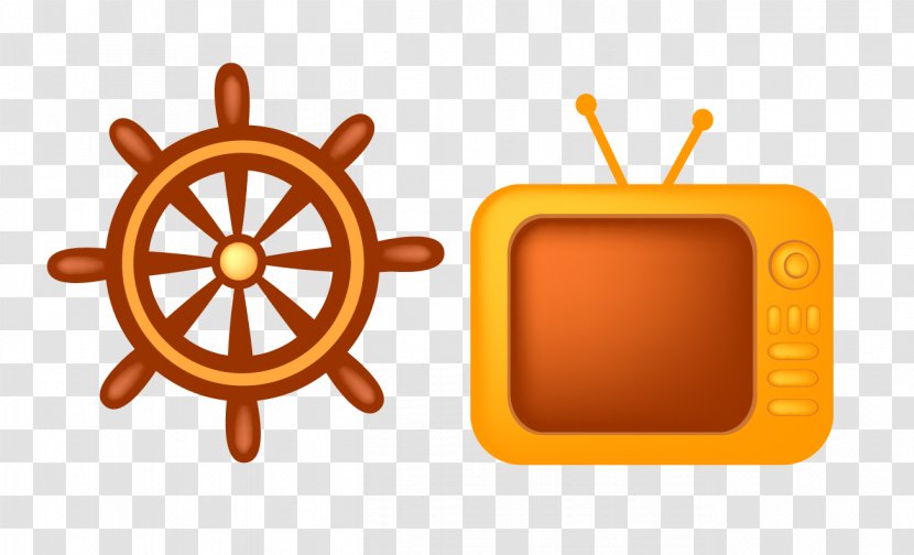 Car Ships Wheel Clip Art - Cartoon TV Transparent PNG