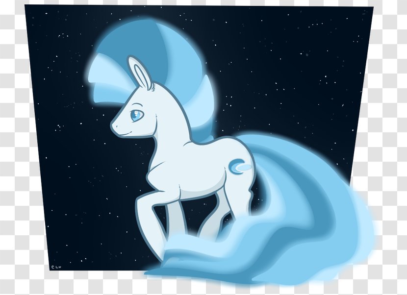 Horse Cartoon Desktop Wallpaper Mammal - Blue Transparent PNG