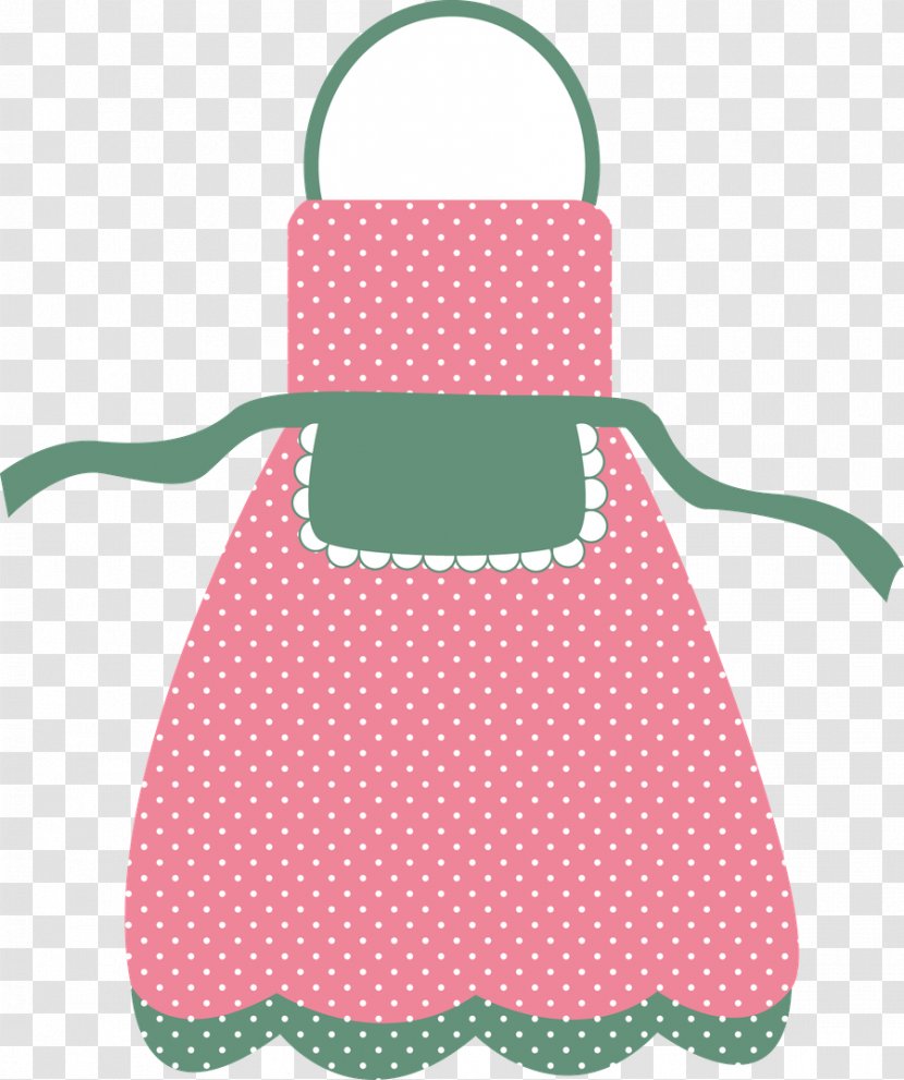 Barbecue Apron Cooking Chef Clip Art - Polka Dot Transparent PNG