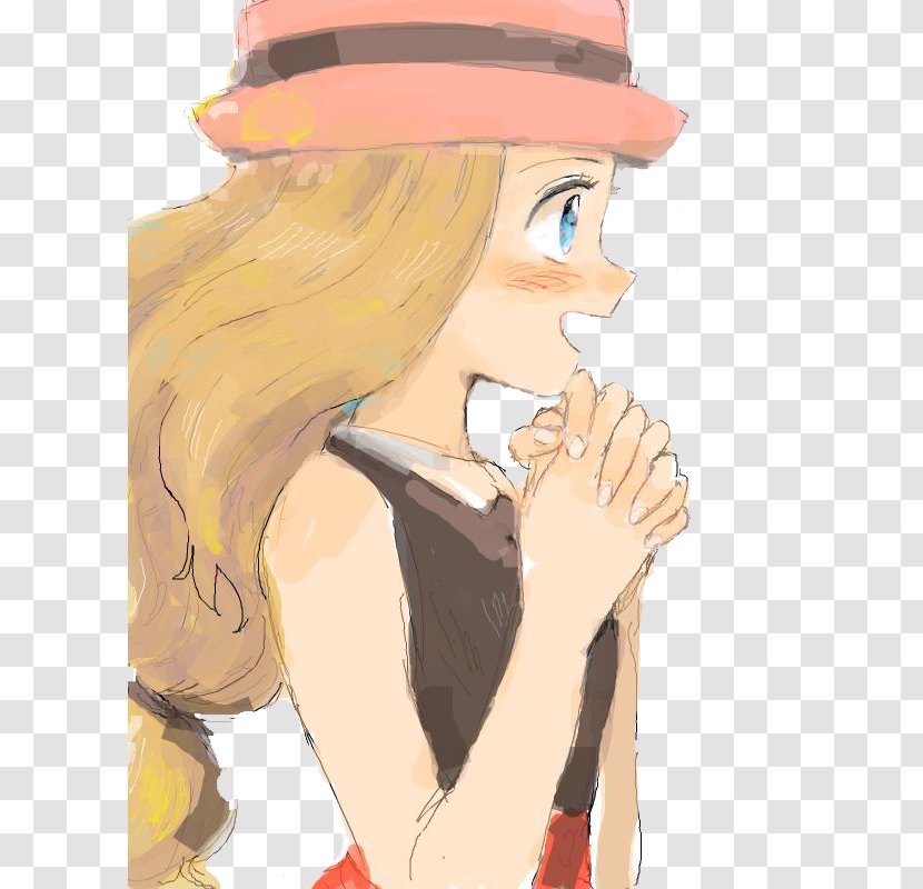 Serena Ash Ketchum Pokémon Fan Art - Heart - Pokemon Transparent PNG