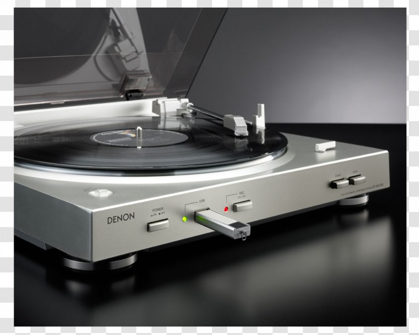 Digital Audio Denon Phonograph Record High Fidelity - Turntable Transparent PNG