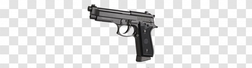 Beretta M9 92 Air Gun Pistol - Black - Weapon Transparent PNG