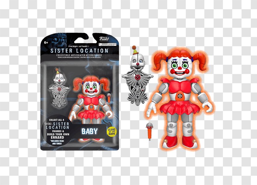 Five Nights At Freddy's: Sister Location Action & Toy Figures Funko - Freddy's Transparent PNG