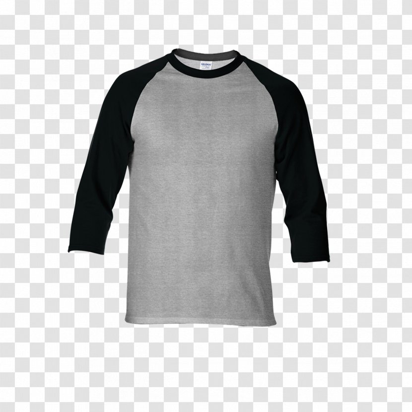 Long-sleeved T-shirt Gildan Activewear Raglan Sleeve - Sportswear - COTTON Transparent PNG