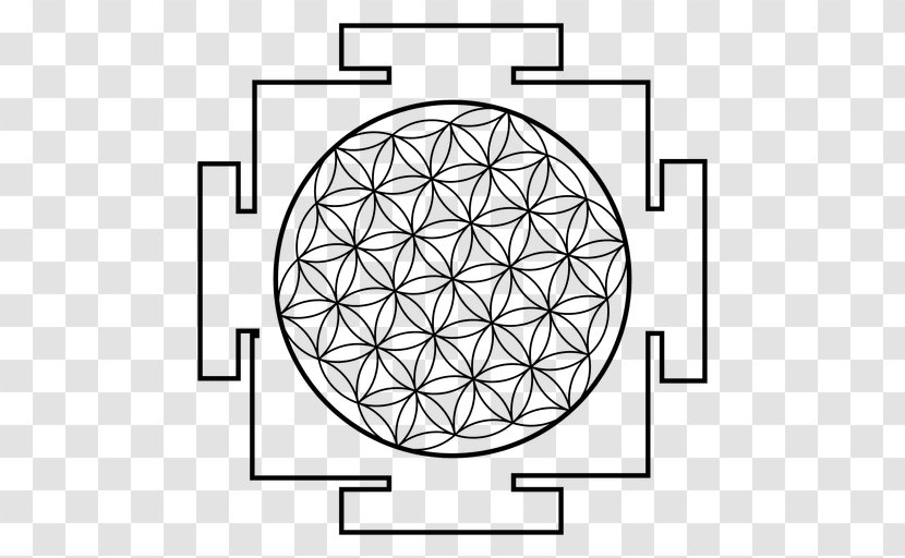 Circle Sacred Geometry Yantra Symbol - Area Transparent PNG
