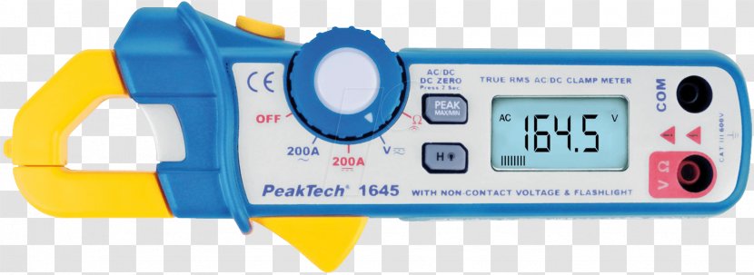 Current Clamp Voltage Measuring Instrument Multimeter Electric Transparent PNG
