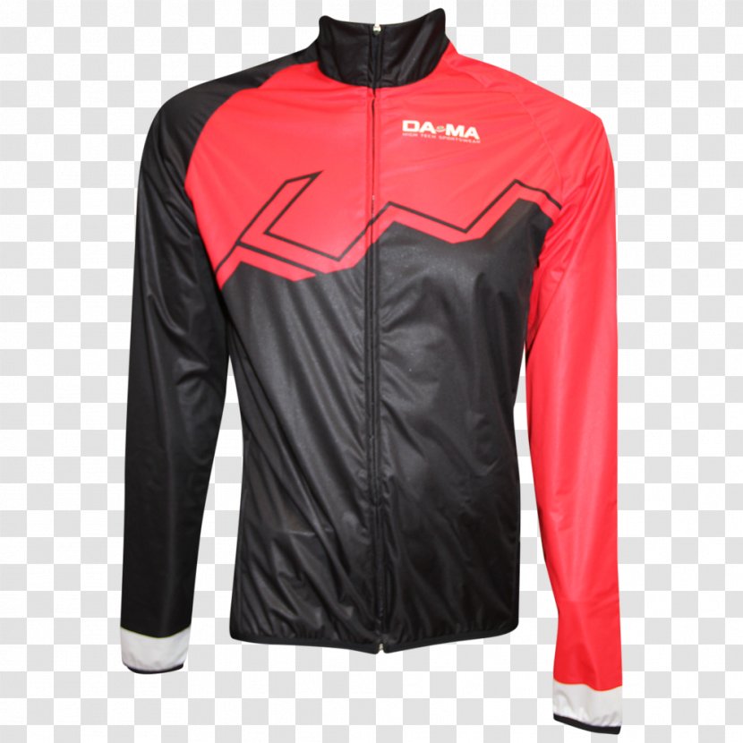 Jacket Clothing Outerwear Sleeve Motorcycle - Red Transparent PNG