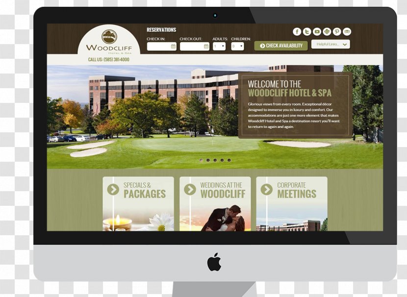 Display Advertising Brand Multimedia Recreation - Grass - Carnegie Inn Spa Restaurant Transparent PNG