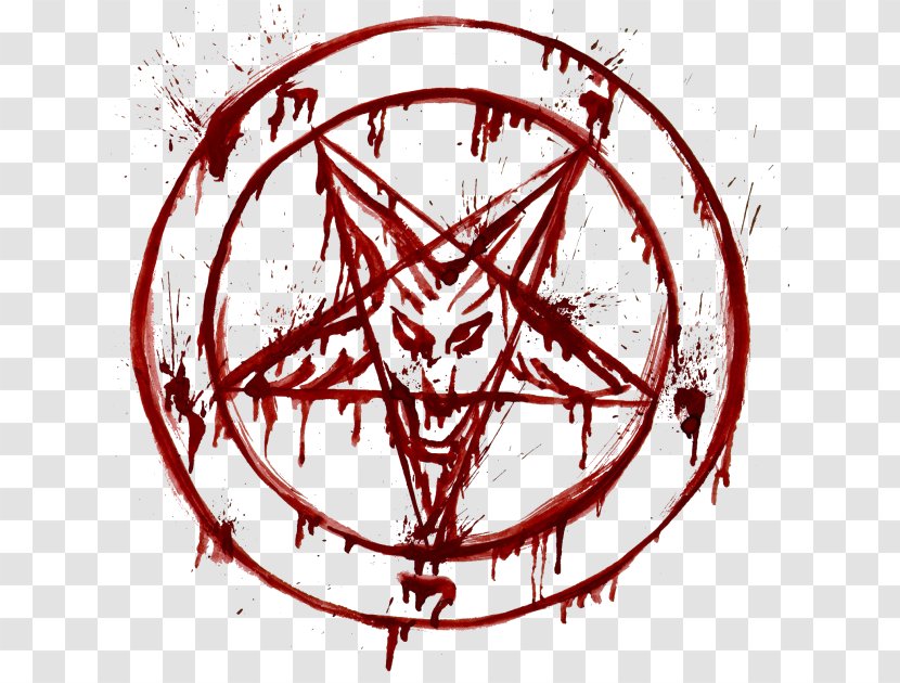 Sigil Of Baphomet Lucifer Pentagram - Heart - Hand Drawn Stars Transparent PNG