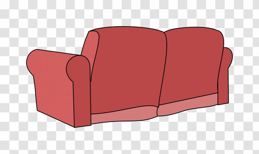 Chair Couch Living Room Clip Art - Rectangle - Sofa Clipart Transparent PNG