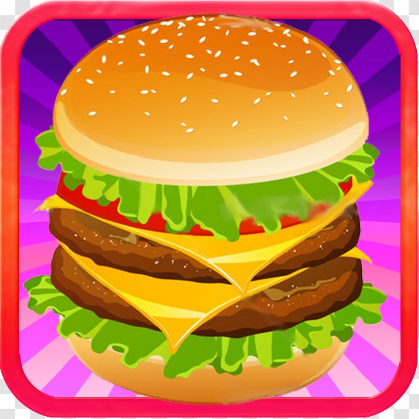 Hamburger Cheeseburger French Fries Fried Chicken - Frying Transparent PNG