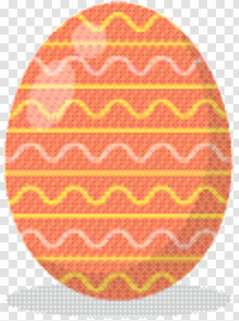 Easter Egg Background - Orange Transparent PNG