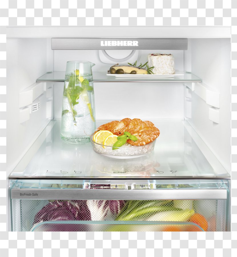 Refrigerator Liebherr Group Auto-defrost Small Appliance - Fish Transparent PNG