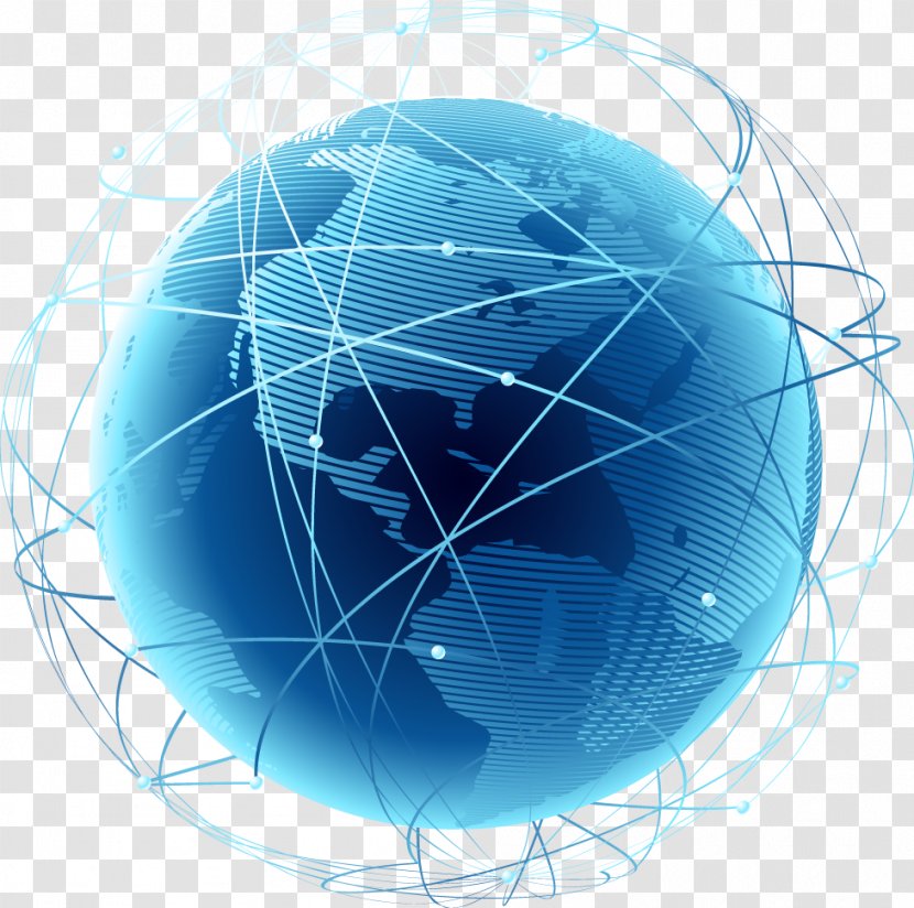 Low Earth Orbit Globe Satellite - Planet - Blue Science And Technology Transparent PNG
