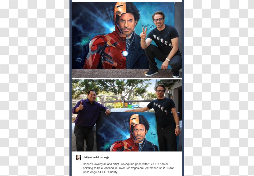 Poster T-shirt - Robert Downey Jr Transparent PNG