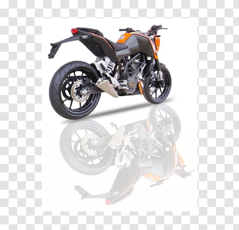 KTM 200 Duke Exhaust System Car Motorcycle - Accessories Transparent PNG