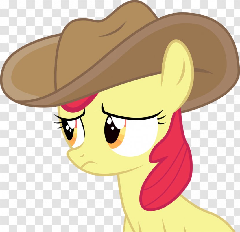 Pony Cowboy Hat Apple Bloom - Artist Transparent PNG