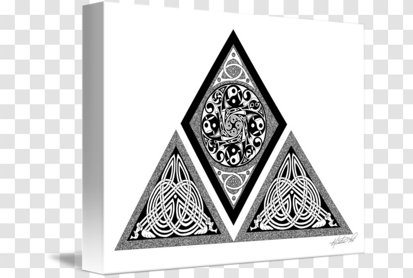 Triangle Celts - Monochrome Transparent PNG