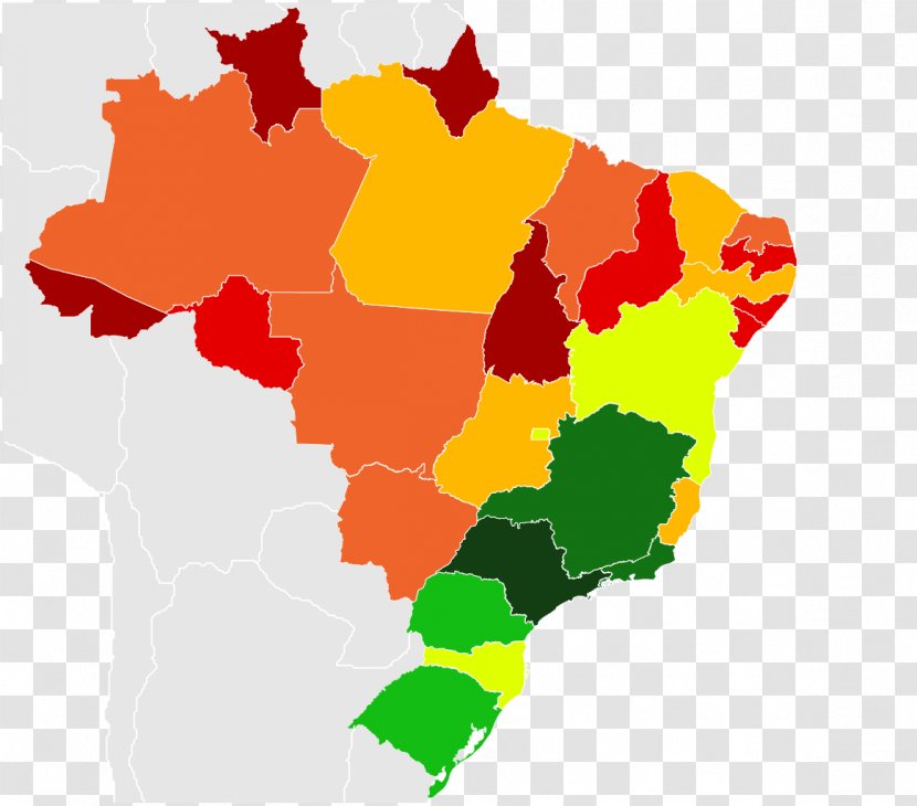 Brazil Mapa Polityczna Vector Map - Country Transparent PNG