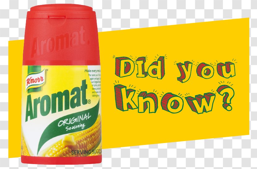 Orange Drink Aromat Brand South Africa Knorr - Did You Know Transparent PNG