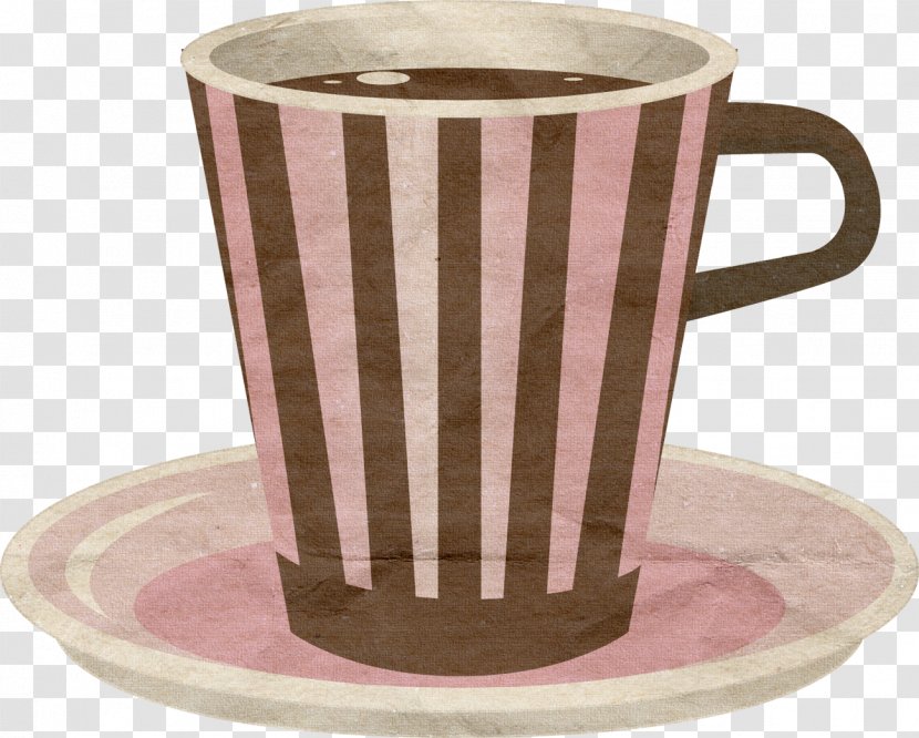 Coffee Cup Espresso Cafe Irish - Serveware - Nostalgic Map Transparent PNG