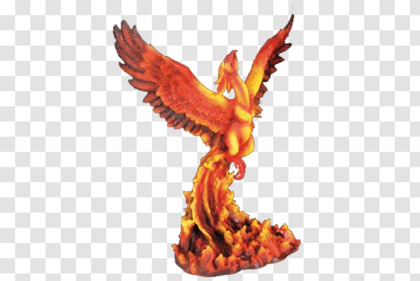 Statue Figurine Sculpture Phoenix Firebird - Mythical Creature Transparent PNG