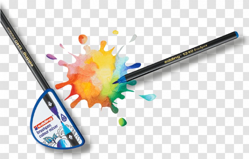 Marker Pen Pens Fudepen Drawing Paintbrush - Color - Cosmetics Decoration Transparent PNG