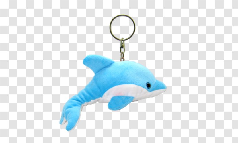 Key Chains Dolphin Turquoise Keyring Stuffed Animals & Cuddly Toys - Whales Dolphins And Porpoises Transparent PNG