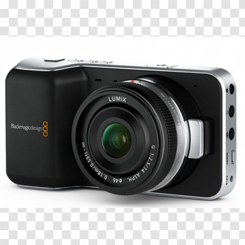 Blackmagic Pocket Cinema Camera Design Micro - Cameras Optics Transparent PNG