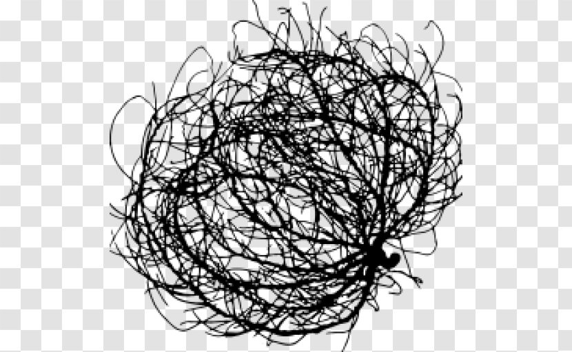 Tumbleweed Drawing Art Clip - Black And White - Silhouette Transparent PNG