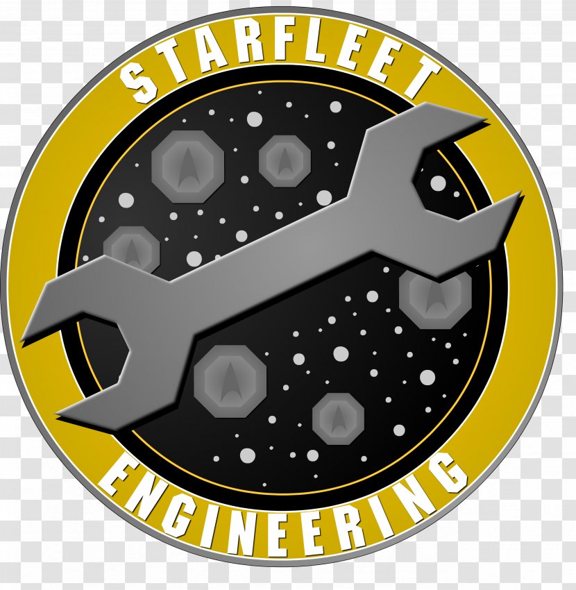 Logo Engineering Starfleet - Engineer Transparent PNG