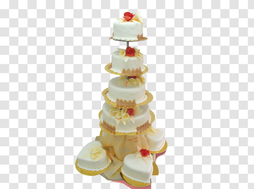 Wedding Cake Layer Torte - Five-story Transparent PNG