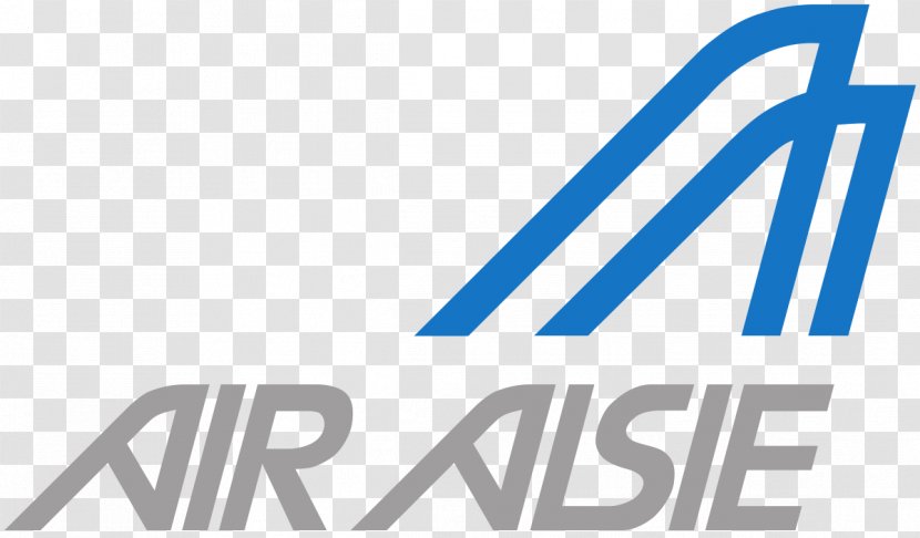 Air Alsie Logo Express Brand Trademark - Electric Blue Transparent PNG
