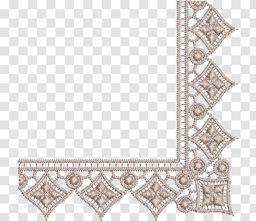 Embroider Now Lace Pattern - Area - Border Clipart Transparent PNG