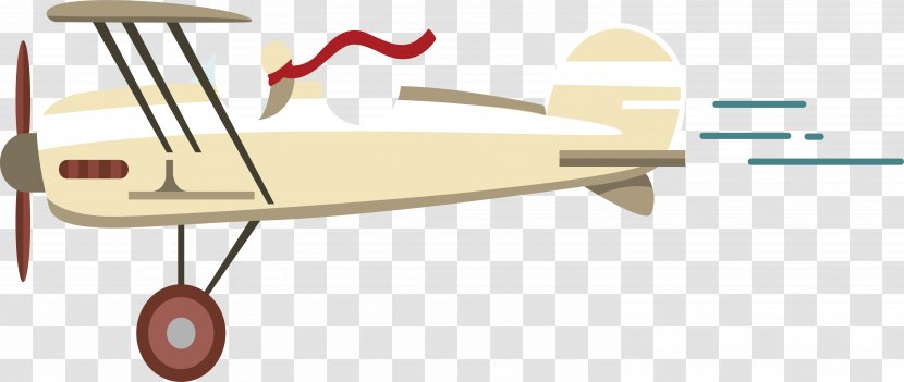 Airplane Aircraft - Wood - Retro Transparent PNG