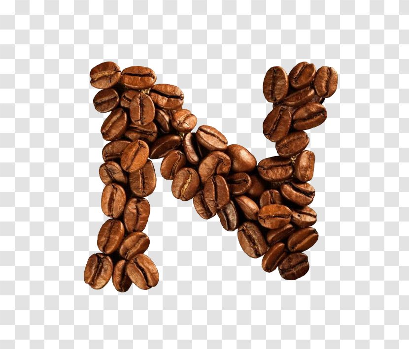 Coffee Bean Espresso Cappuccino Cafe - Arabica - Beans Alphabet Transparent PNG