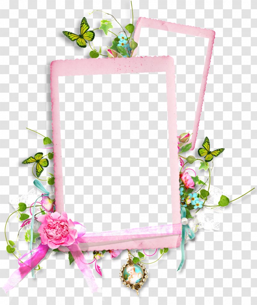 Floral Wreath Frame - Picture Frames - Interior Design Transparent PNG