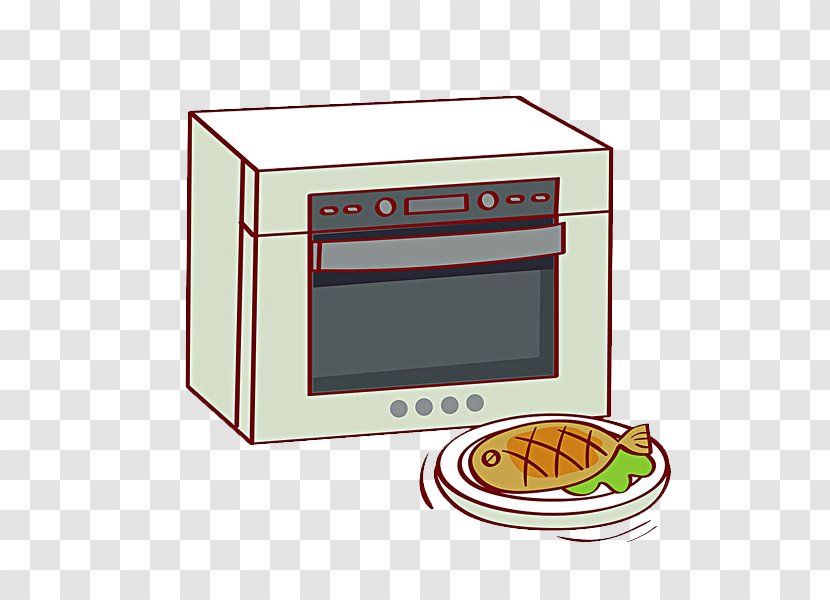 Microwave Oven Cooking Kitchen Illustration Transparent PNG